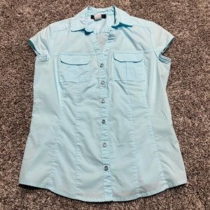 💥MAKE OFFER💥 Powder Blue Blouse